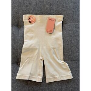 Shapermint Essentials High Waisted Shaper Shorts Sand‎ Beige XS S New
